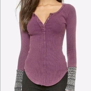 Free People thermal long sleeve